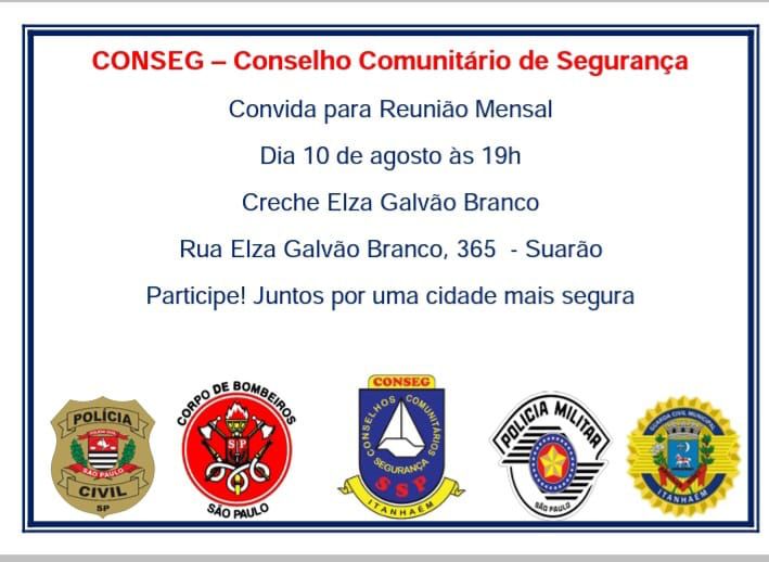CONSEG - Conselho Comunitário de Segurança