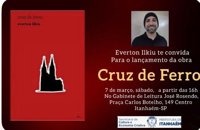 Lançamento do livro: Crus de Ferro