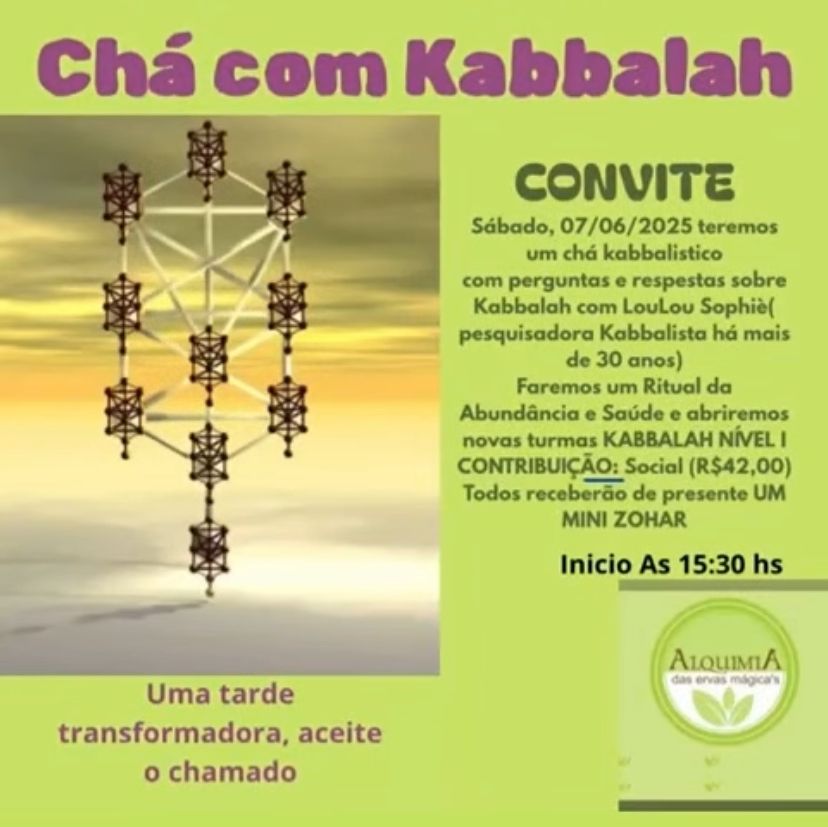 Chá com Kabbalah