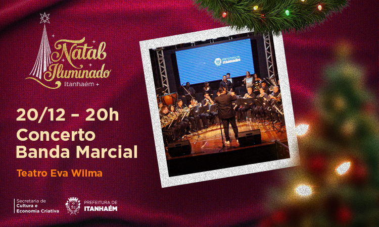 Teatro Eva Wilma recebe Banda Marcial de Itanhaém