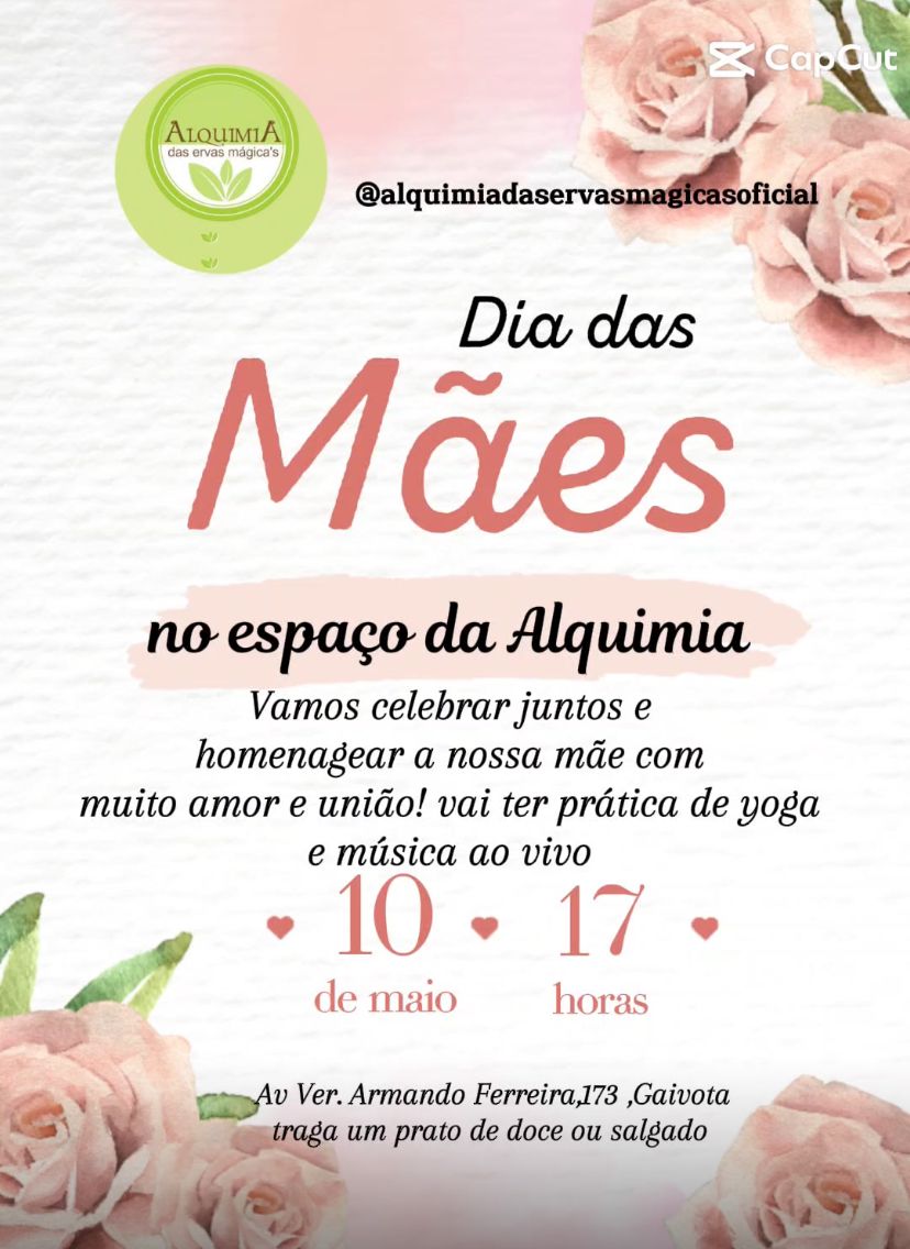 Dia das mães no Espaço Alquimia