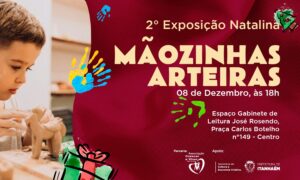 Gabinete de Leitura de Itanhaém  recebe exposição “Mãozinhas Arteiras”
