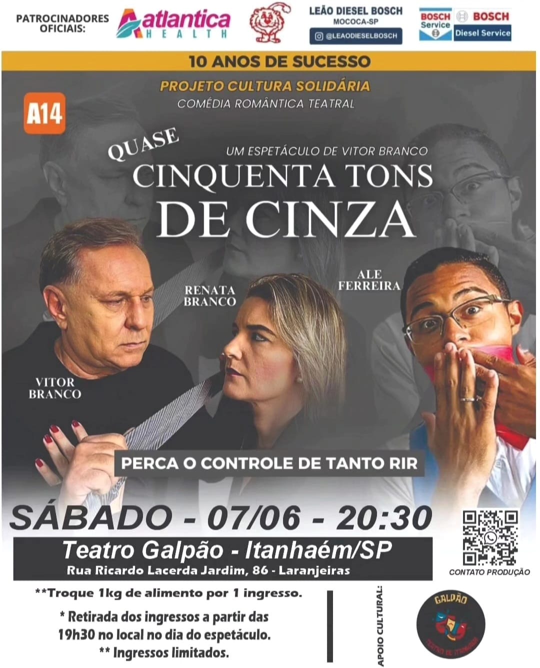 Quase cinquenta tons de cinza