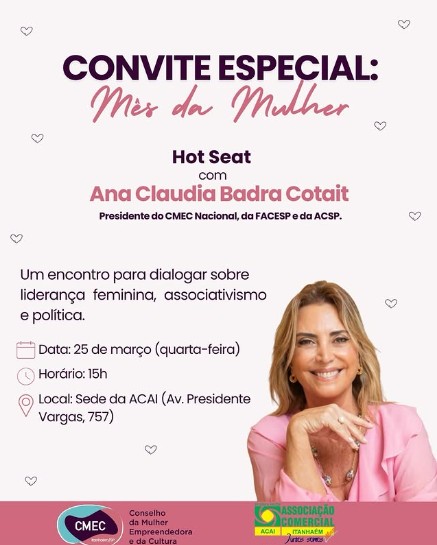 Hot seat com Ana Claudia Badra Cotait