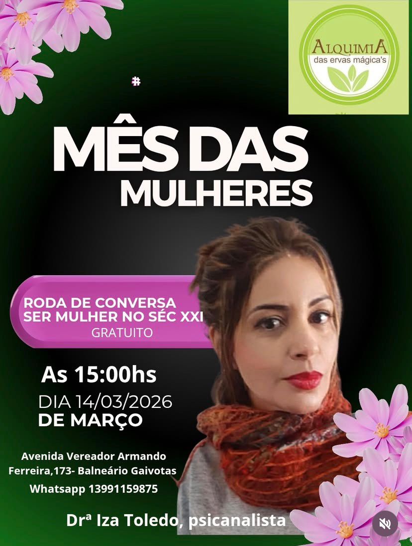 Roda de conversa: "como ser mulher no sec. XXI"