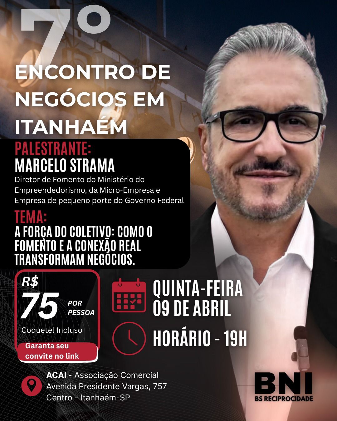 7 encontro de negócios em Itanhaém