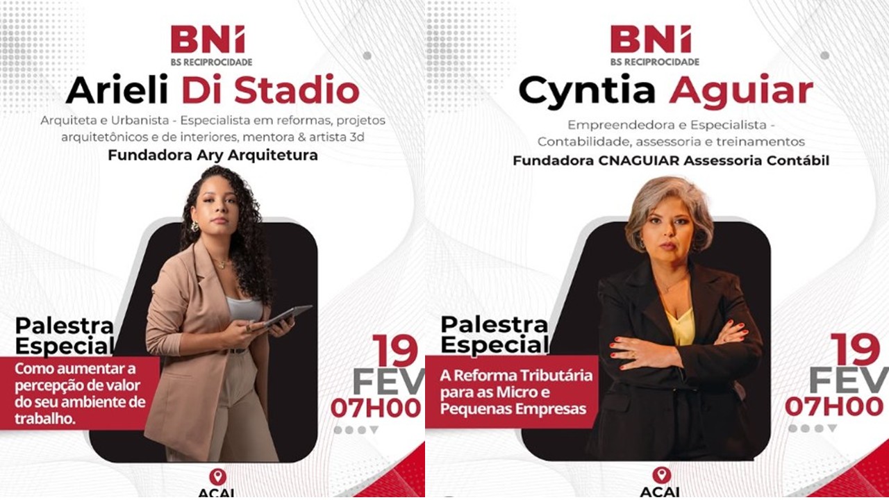 Reunião Semanal BNI Reciprocidade