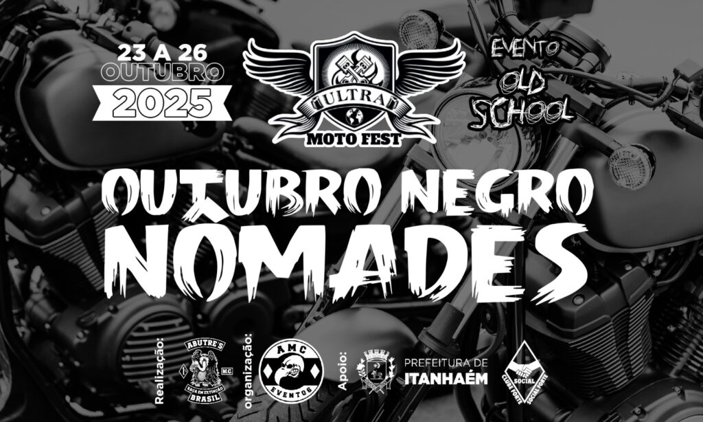 Uma viagem ao passado com solidariedade e música: Itanhaém recebe Ultra Moto Fest 2025