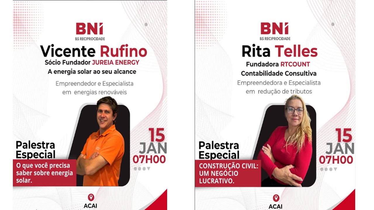 Reunião Semanal BNI Reciprocidade