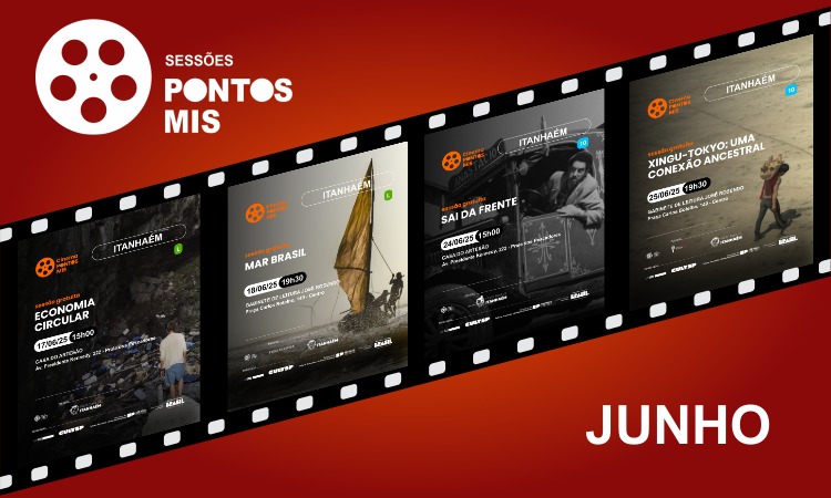 Sessões de cinema do Pontos Mis para junho