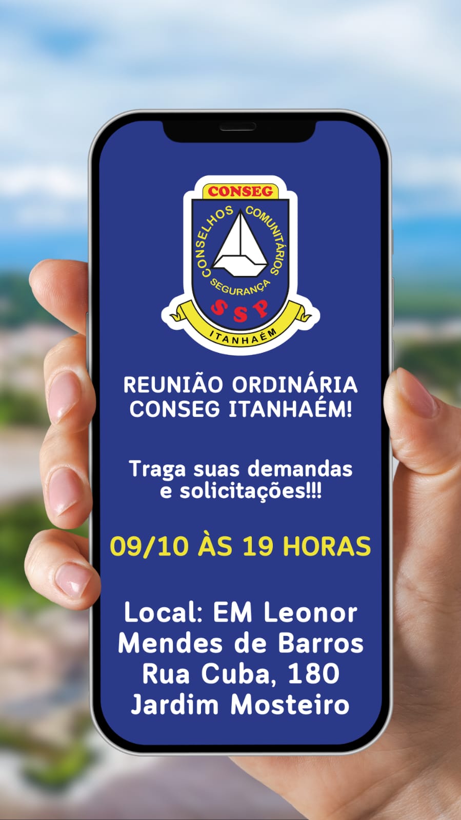 CONSEG - Conselho Comunitário de Segurança