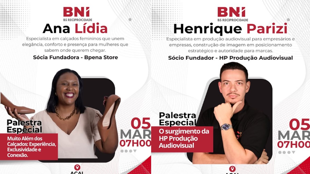 Reunião Semanal BNI Reciprocidade