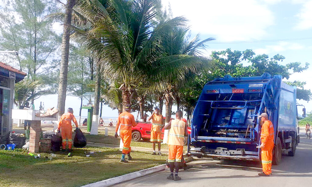 Prefeitura de Itanhaém recolhe mais 3 mil toneladas de lixo em apenas duas semanas