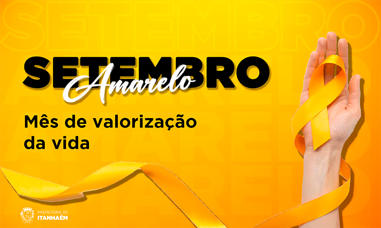 Prefeitura de Itanhaém organiza programação nas USFs em alusão ao Setembro Amarelo